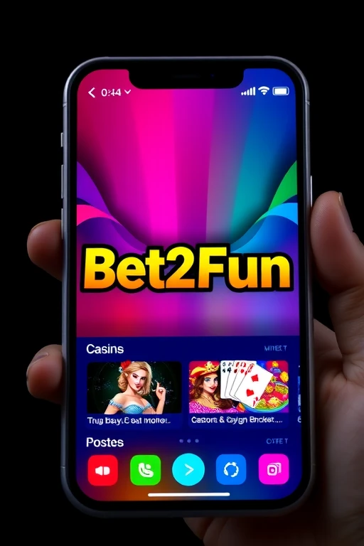 Bet2Fun mobil tətbiqi Azərbaycan smartfonunda